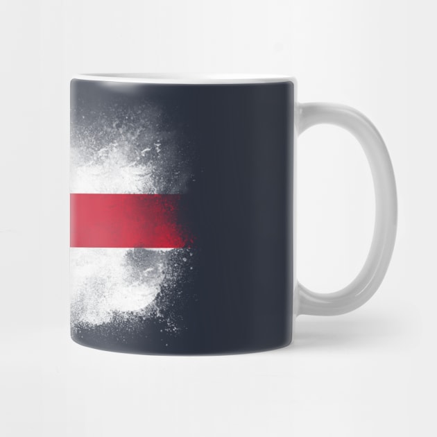 England flag isolated by psychoshadow